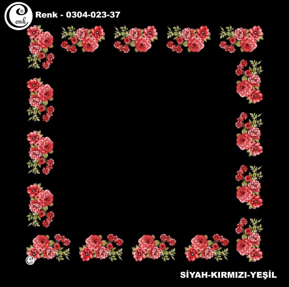 Cenk 90cm Ortası Boş Oyalık Yazma(023-37)