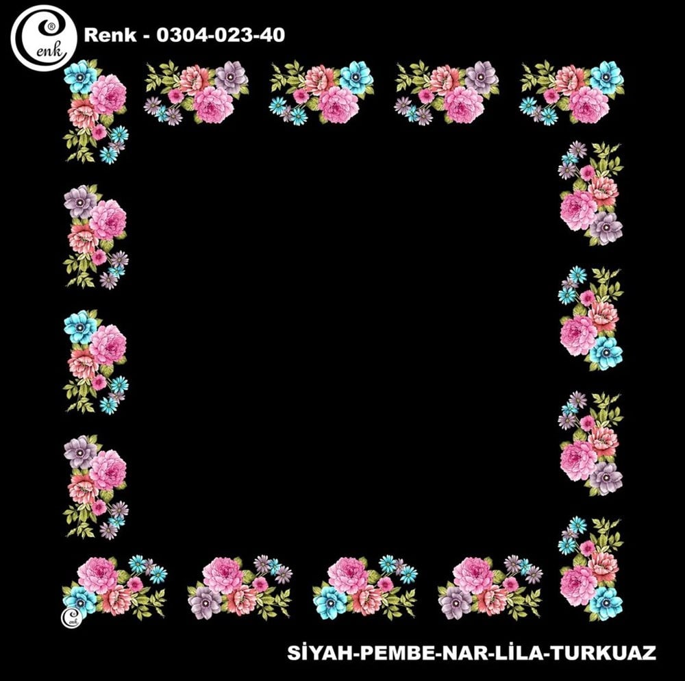 Cenk 90cm Ortası Boş Oyalık Yazma(023-40)