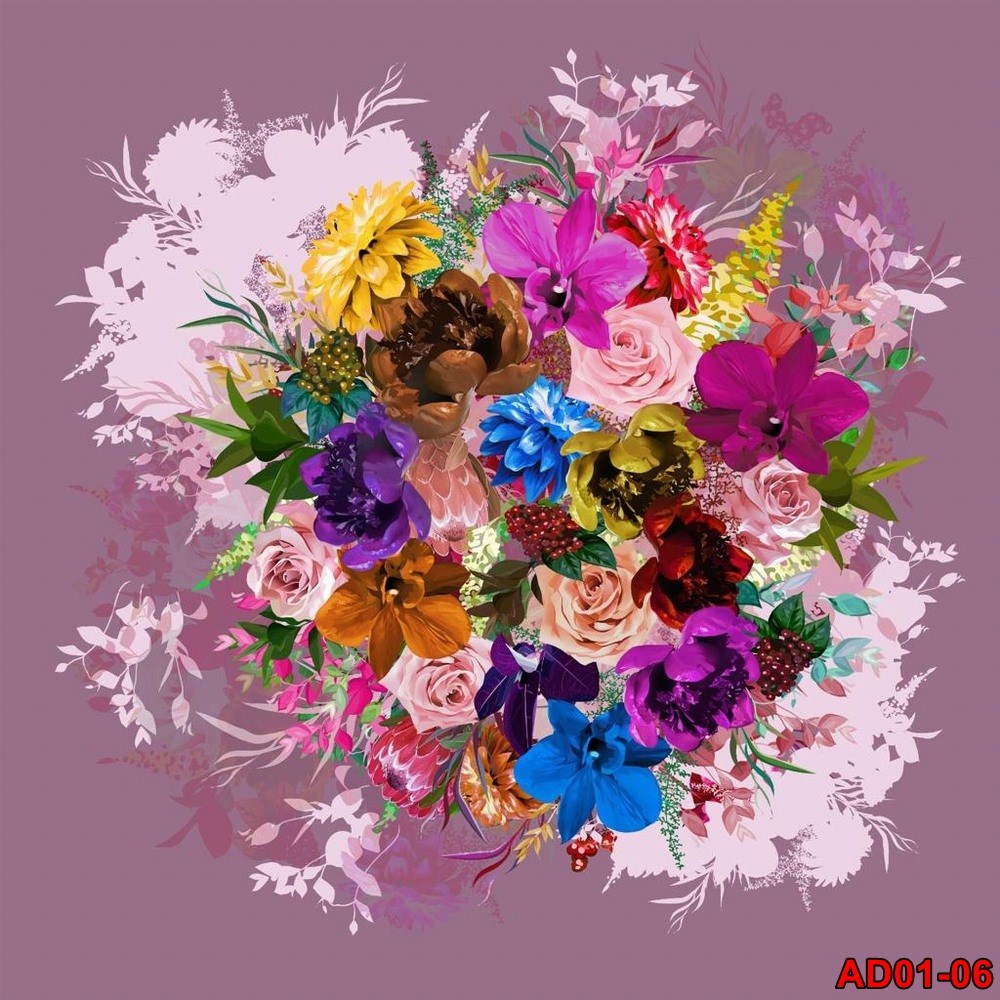 Dijital Baskı Oyalık Yazma(ad01-06)