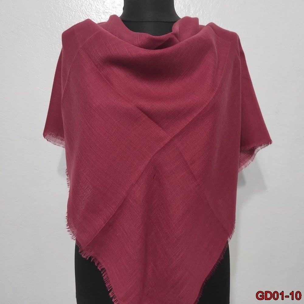 Düz Renk Flamlı Eşarp (gf01-10)