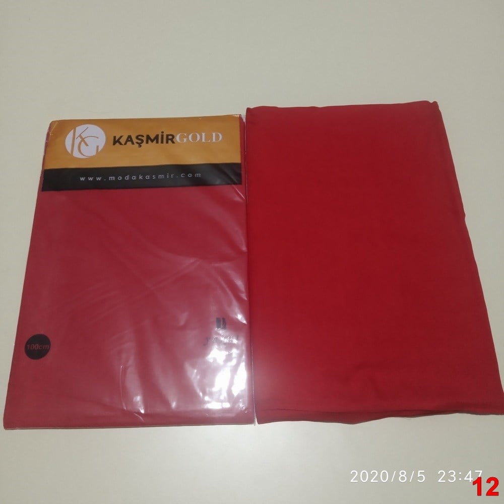 Düz Renk Kaşmir Oyalık Yazma(ksd12)