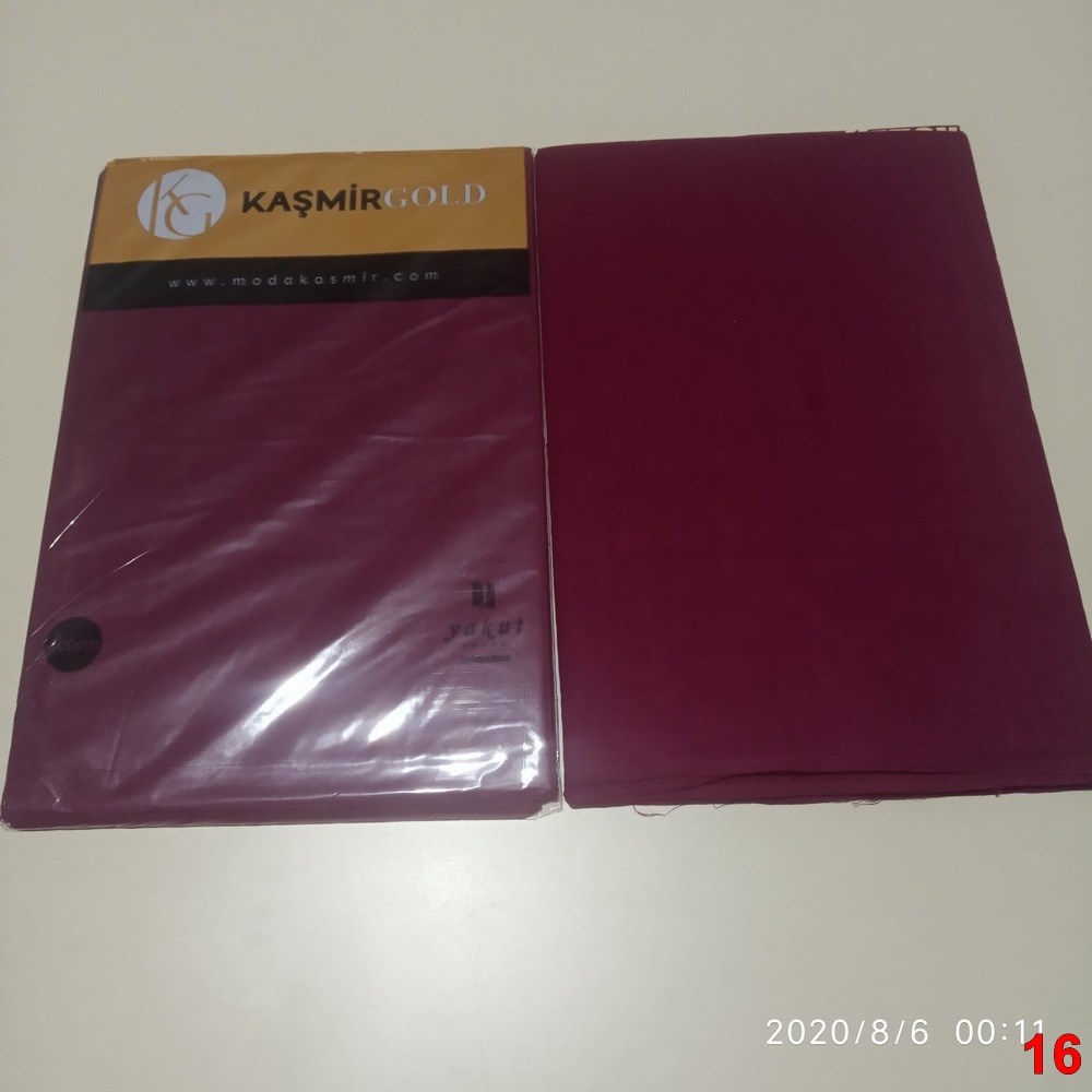 Düz Renk Kaşmir Oyalık Yazma(ksd16)