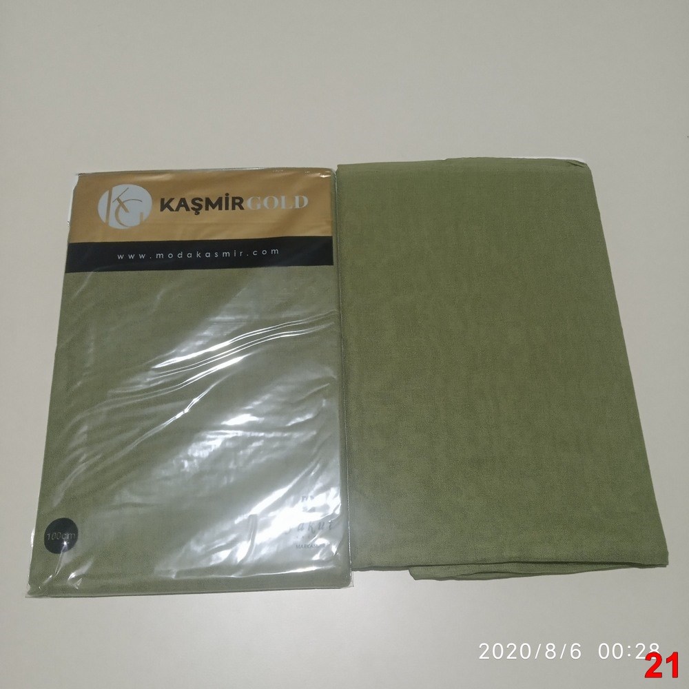 Düz Renk Kaşmir Oyalık Yazma(ksd21)