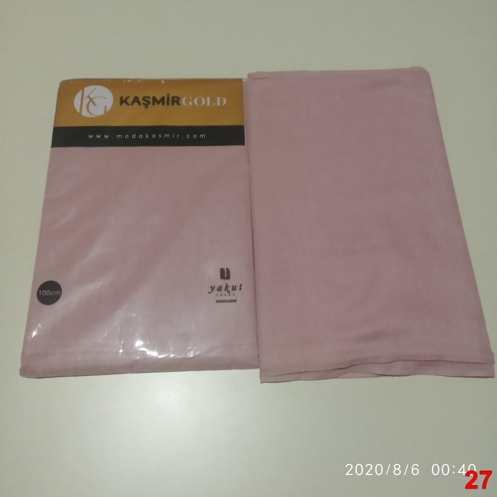 Düz Renk Kaşmir Oyalık Yazma(ksd27)