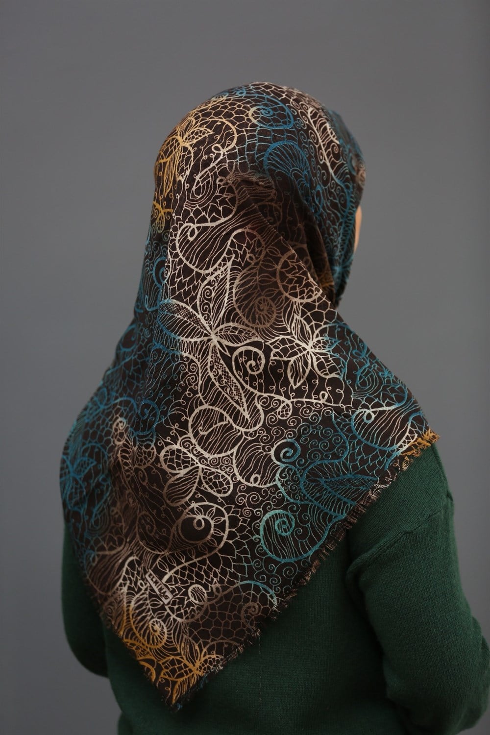 Elmina Flamlı Coton Eşarp(19-15)