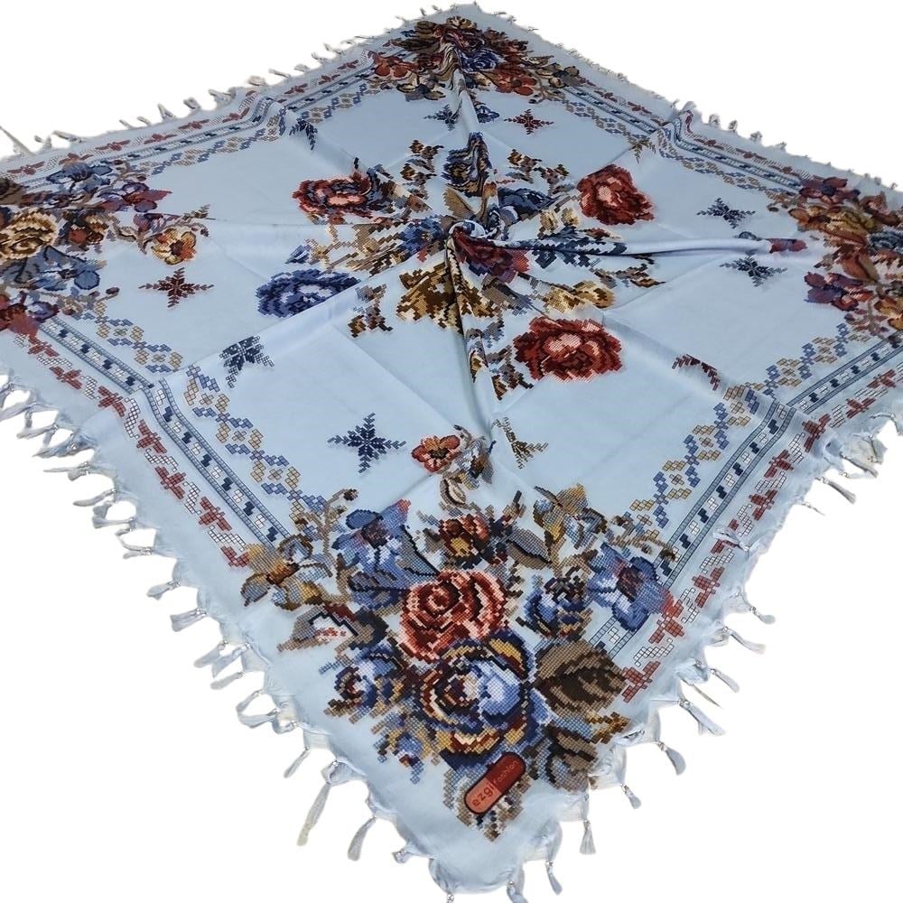 Ezgi Fashion Boncuklu Cotton Eşarp(sb29-08)