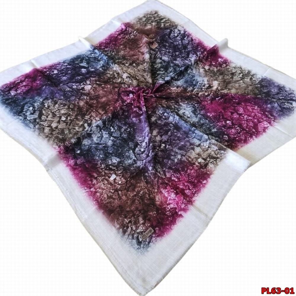 Ezgi Flamlı Keten Eşarp (Pl63-01)