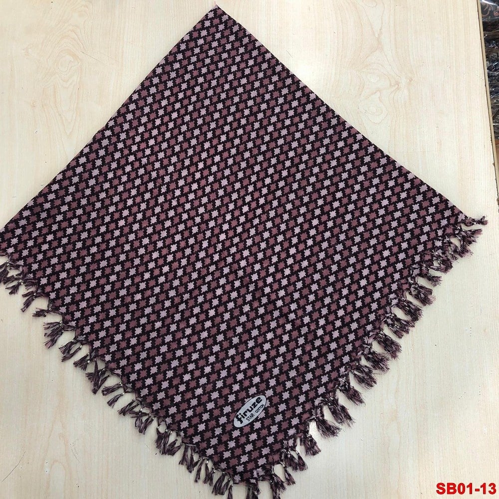 Firuze Boncuklu Cotton Eşarp(sb01-13)