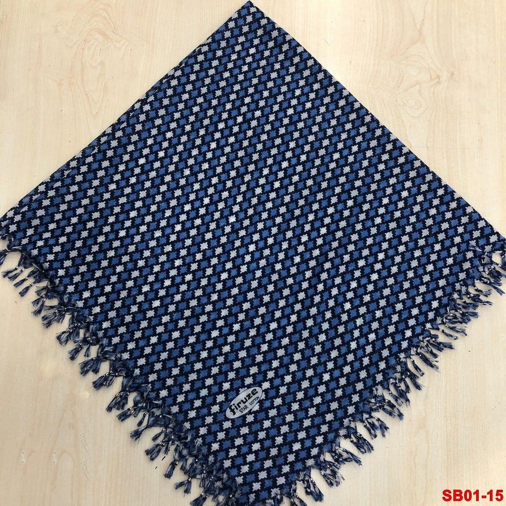 Firuze Boncuklu Cotton Eşarp(sb01-15)