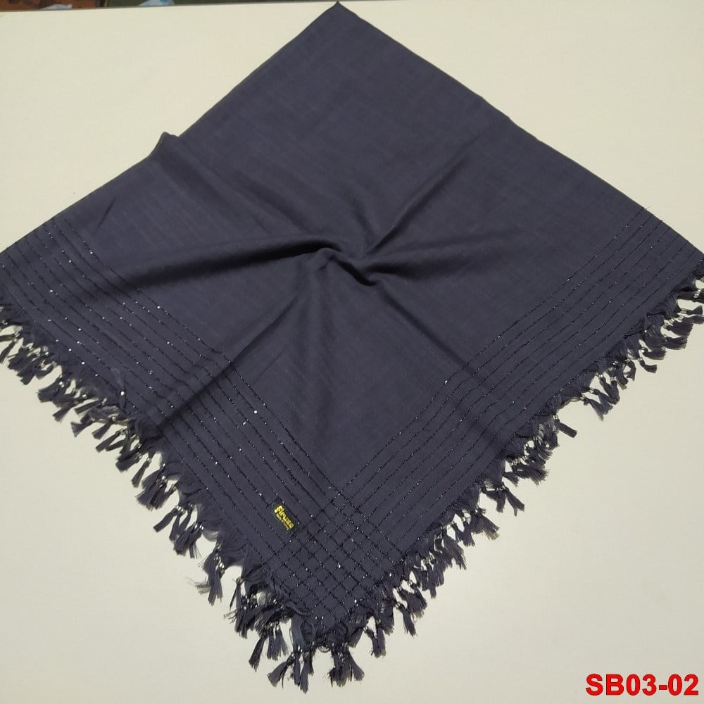Firuze Boncuklu Cotton Eşarp(sb03-02)