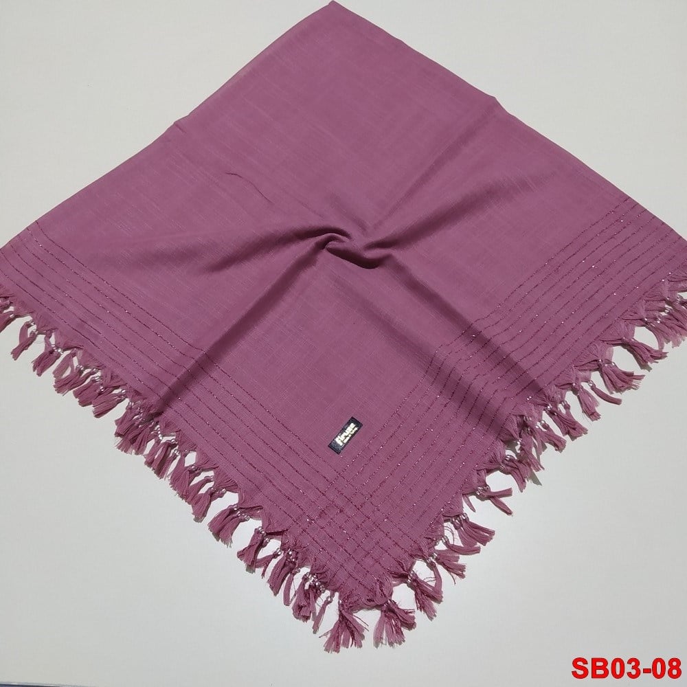 Firuze Boncuklu Cotton Eşarp(sb03-08)