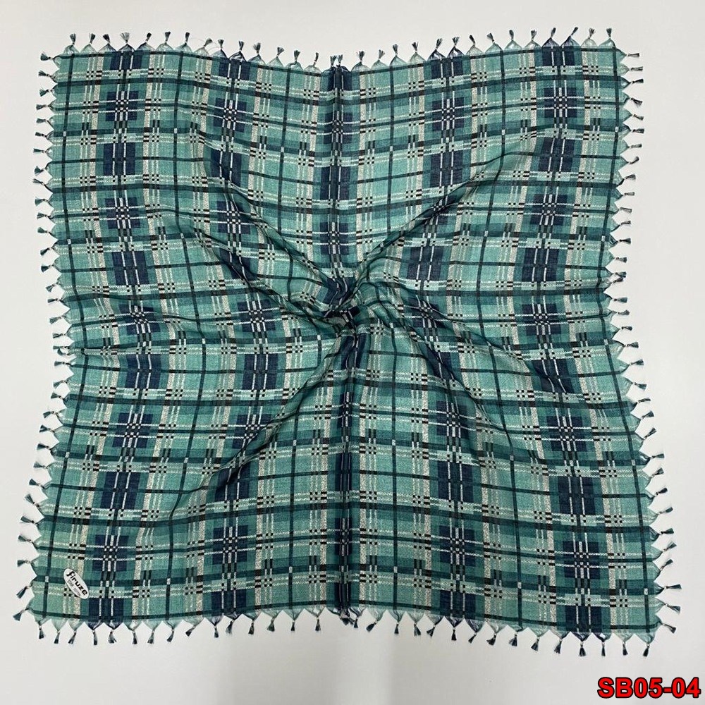 Firuze Boncuklu Cotton Eşarp(sb05-04)