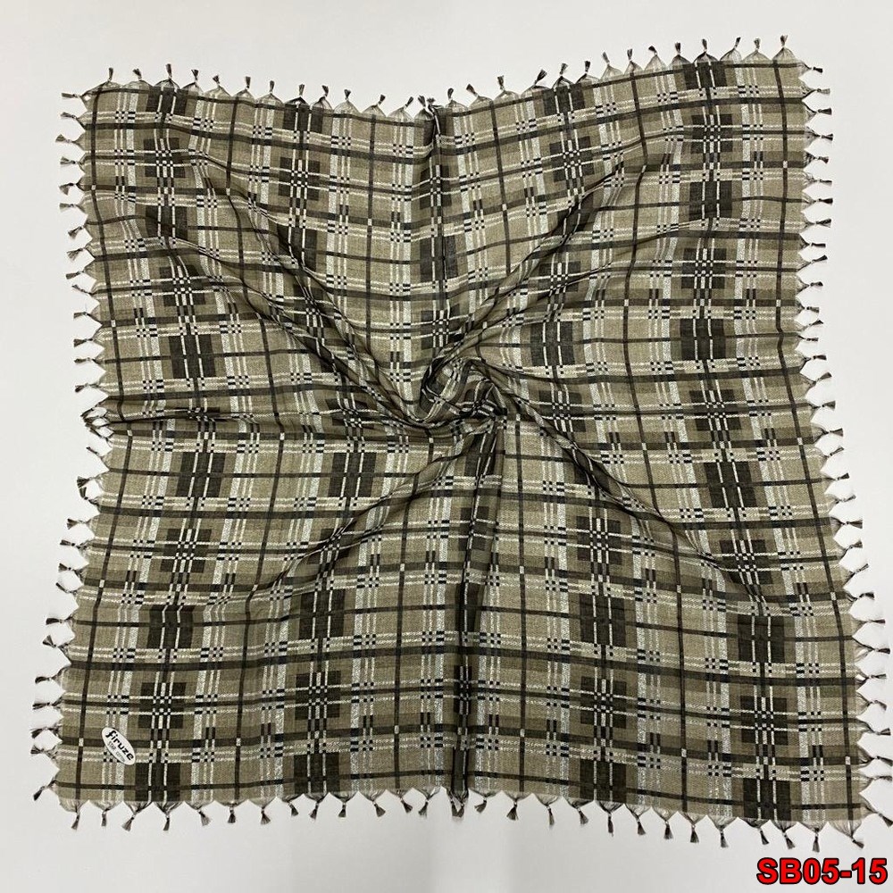 Firuze Boncuklu Cotton Eşarp(sb05-15)