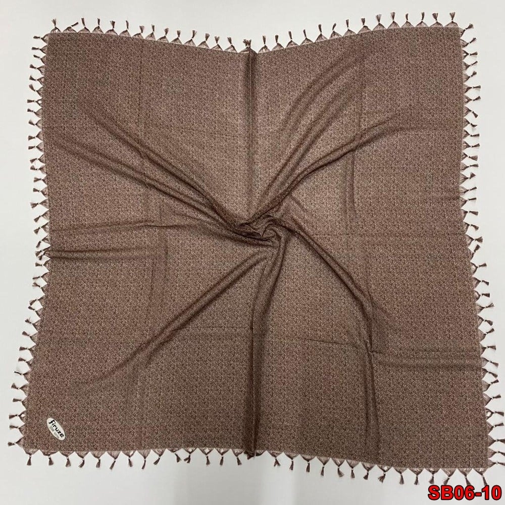 Firuze Boncuklu Cotton Eşarp(sb06-10)