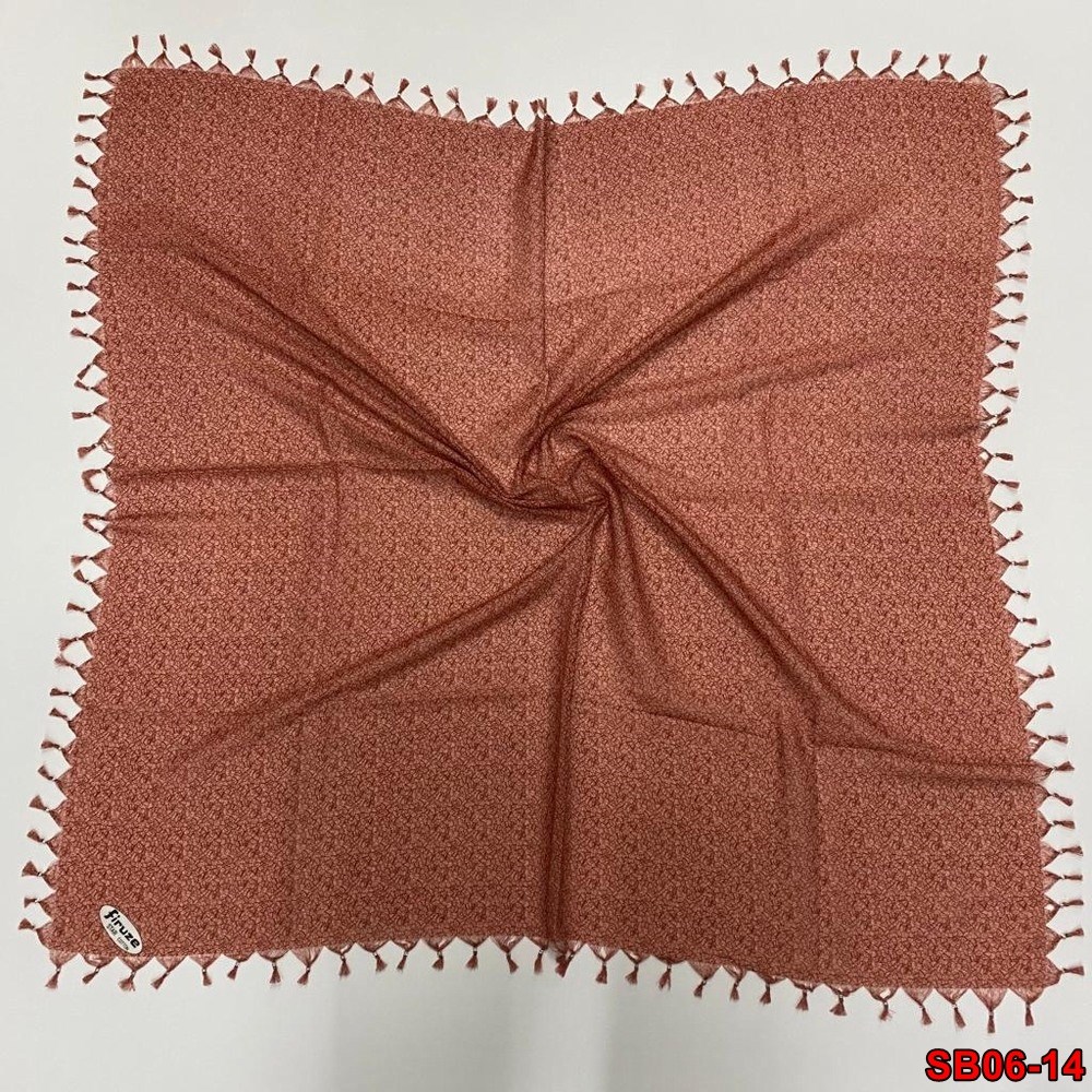 Firuze Boncuklu Cotton Eşarp(sb06-14)