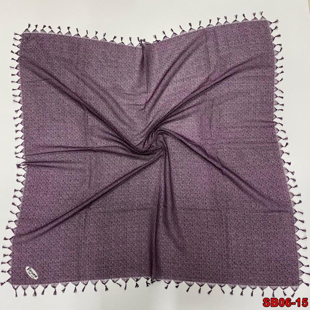 Firuze Boncuklu Cotton Eşarp(sb06-15)
