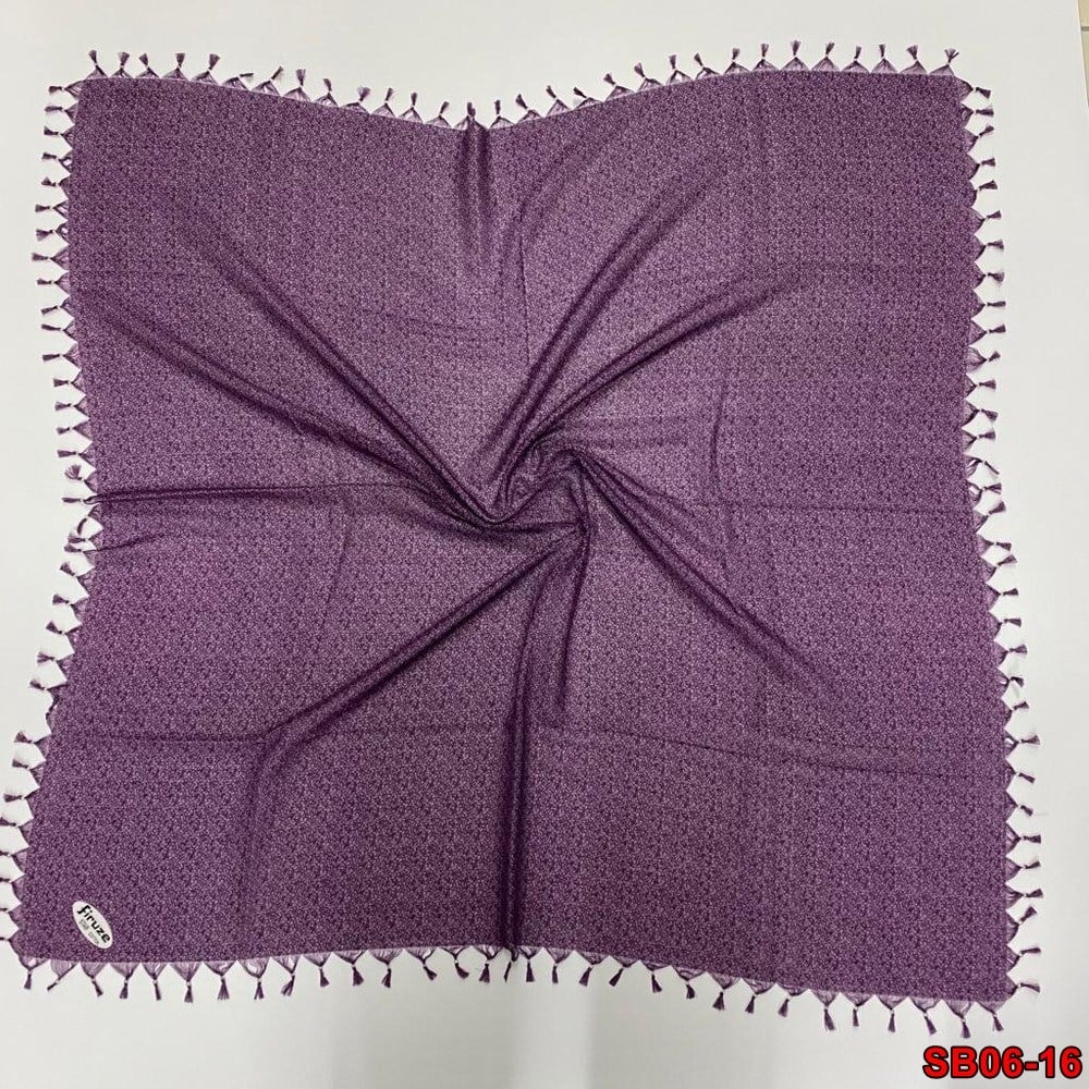 Firuze Boncuklu Cotton Eşarp(sb06-16)