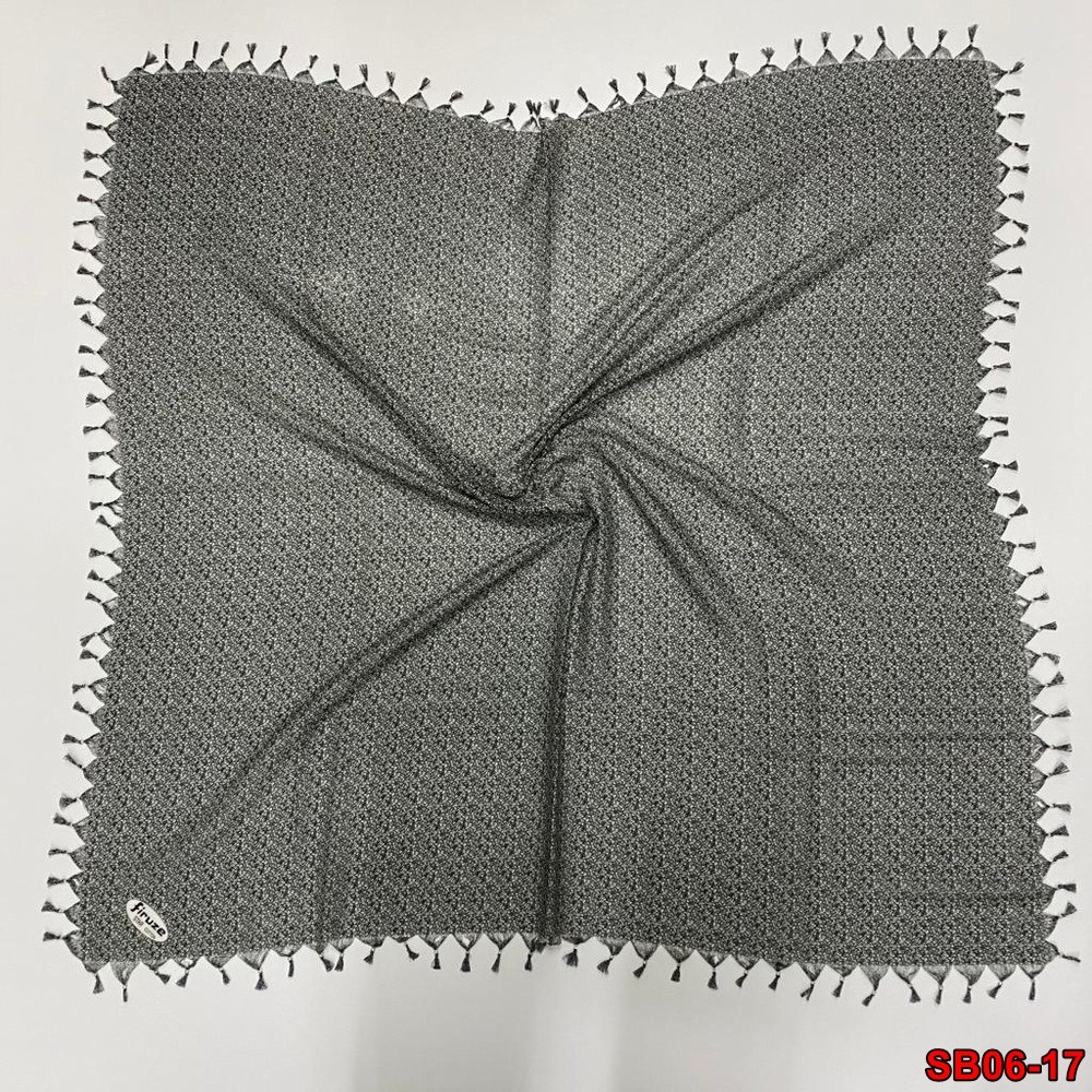 Firuze Boncuklu Cotton Eşarp(sb06-17)