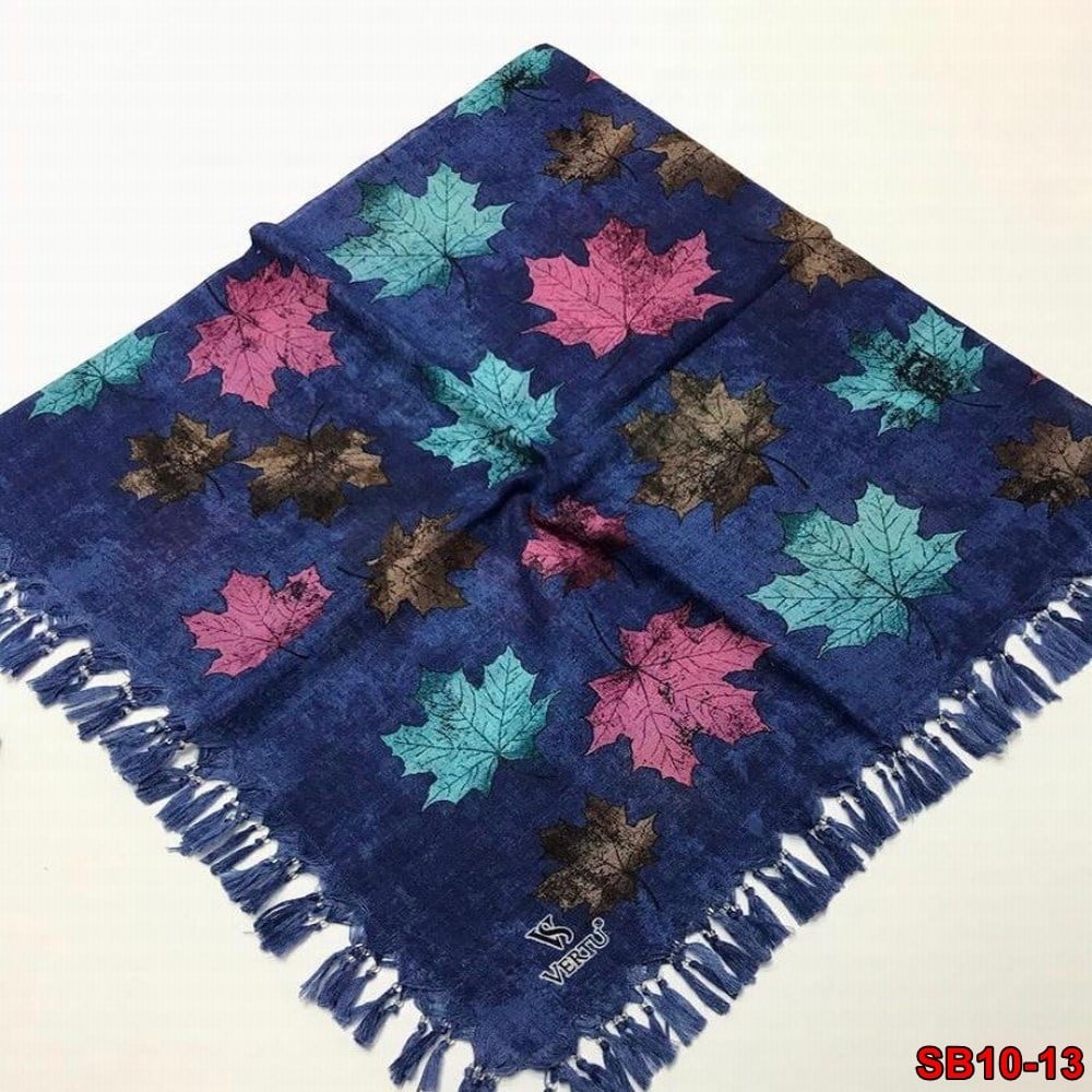 Firuze Boncuklu Cotton Eşarp(sb10-13)