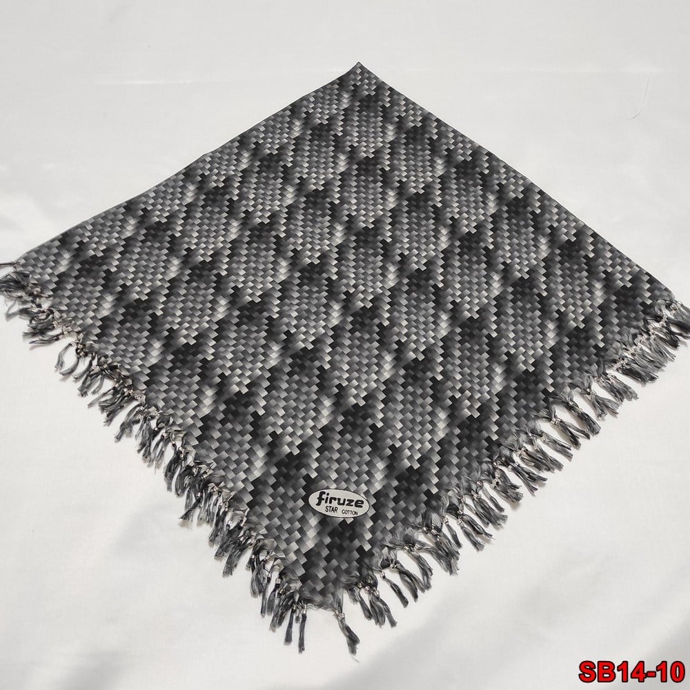 Firuze Boncuklu Cotton Eşarp(sb14-10)