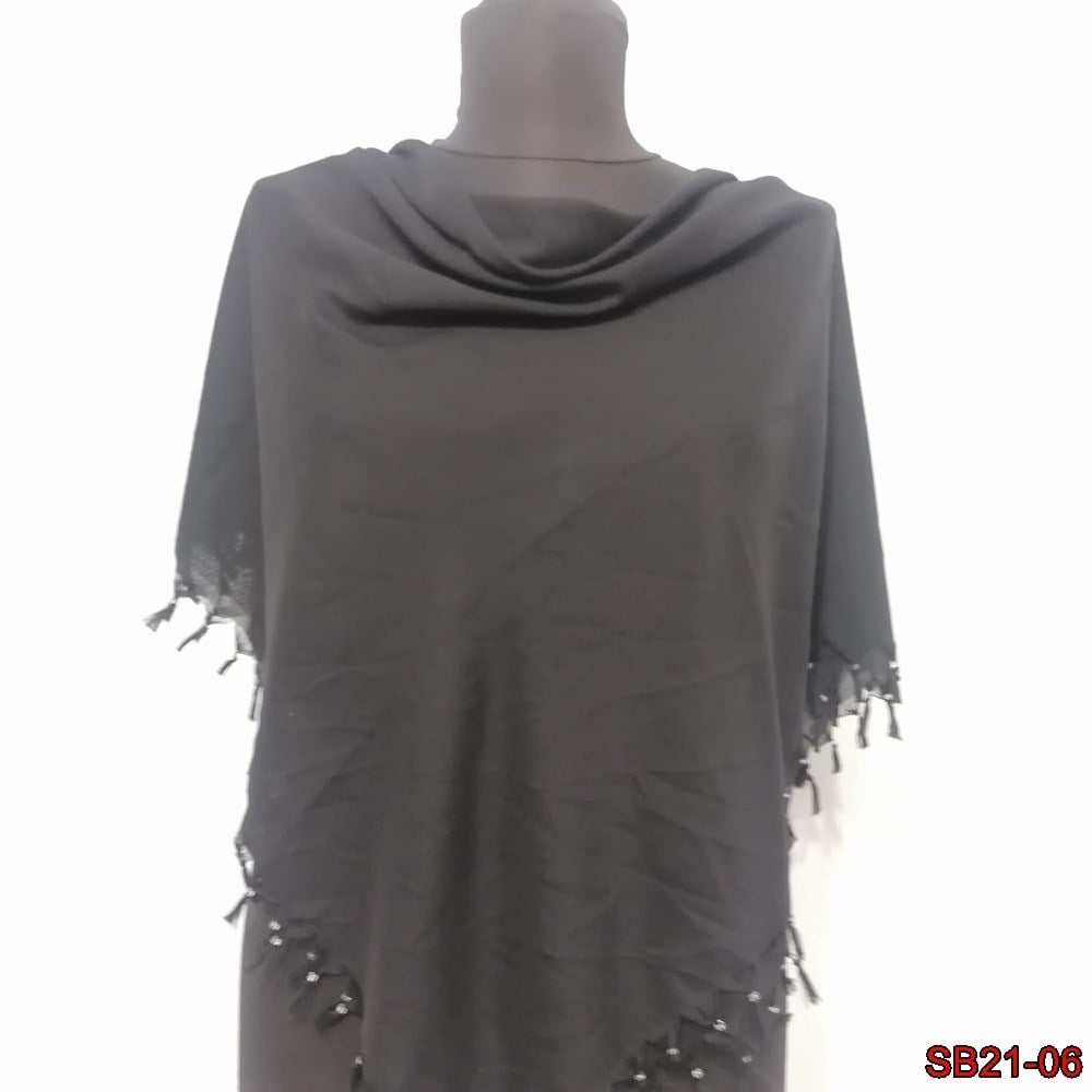 Firuze Boncuklu Cotton Eşarp(sb21-06)