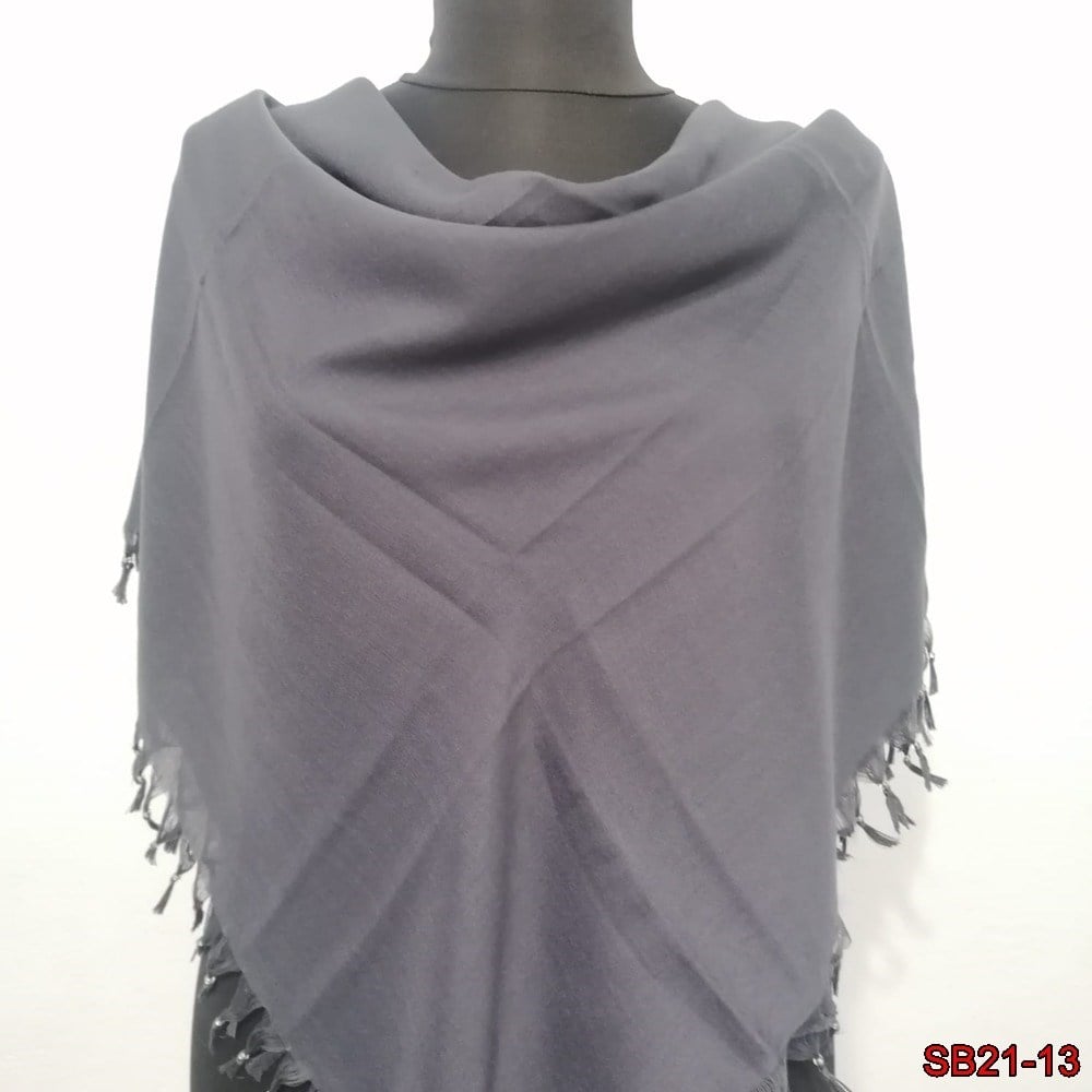 Firuze Boncuklu Cotton Eşarp(sb21-13)