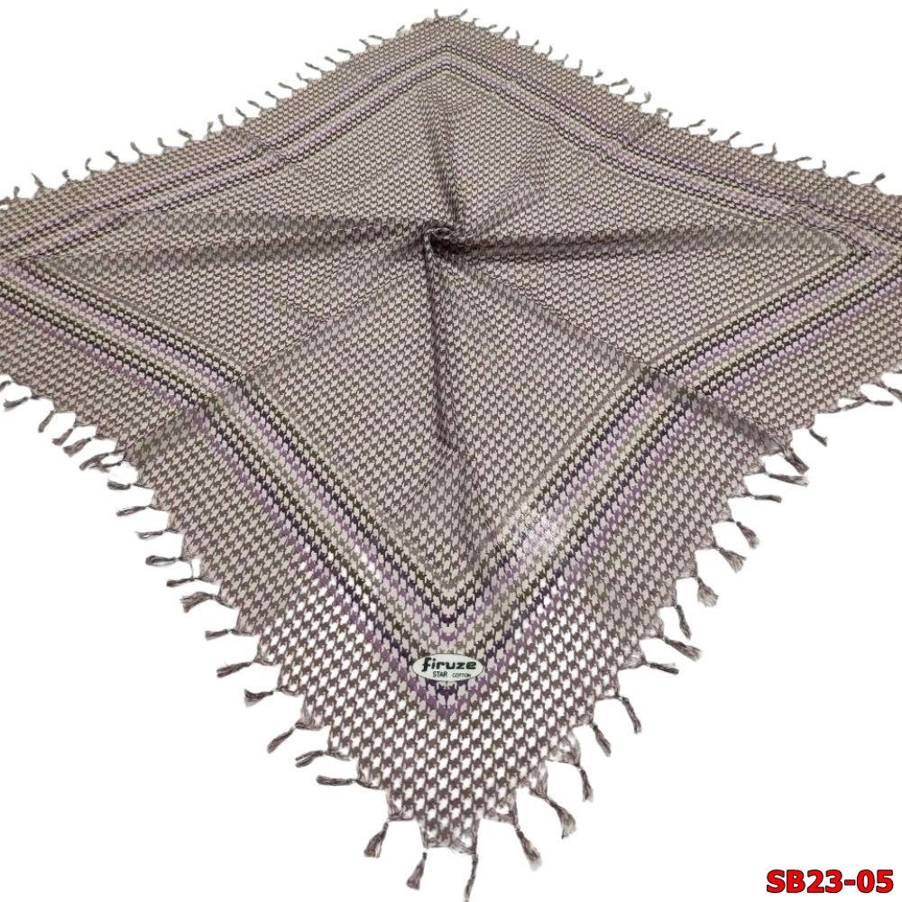 Firuze Boncuklu Cotton Eşarp(sb23-05)