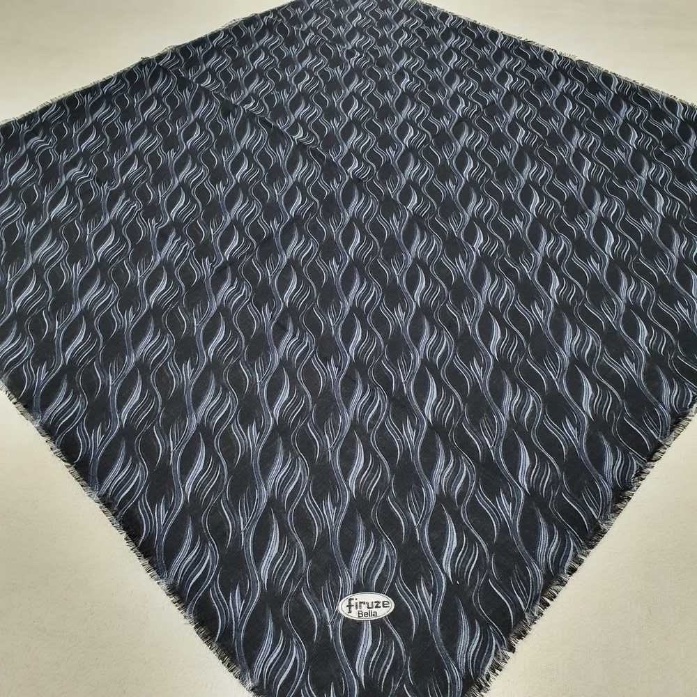 Firuze Flamlı Cotton Eşarp (frz06-15)