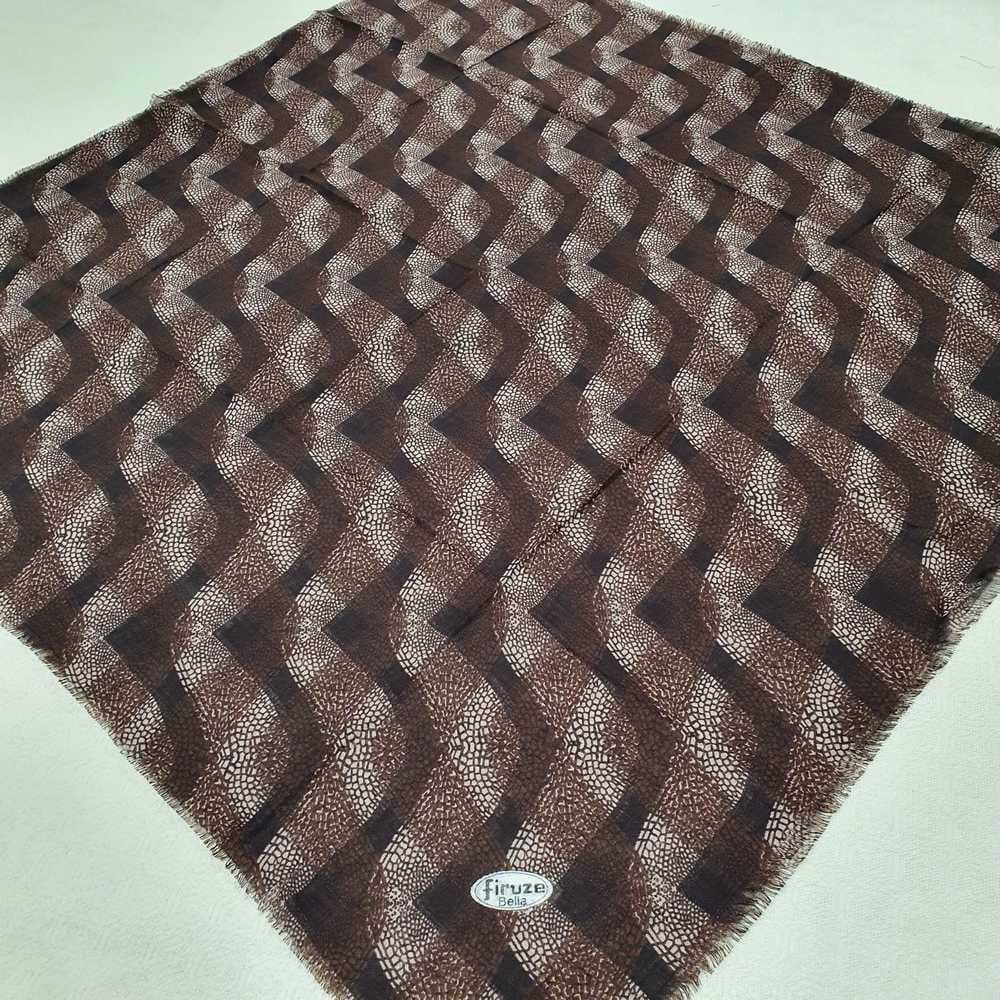 Firuze Flamlı Cotton Eşarp (frz07-02)