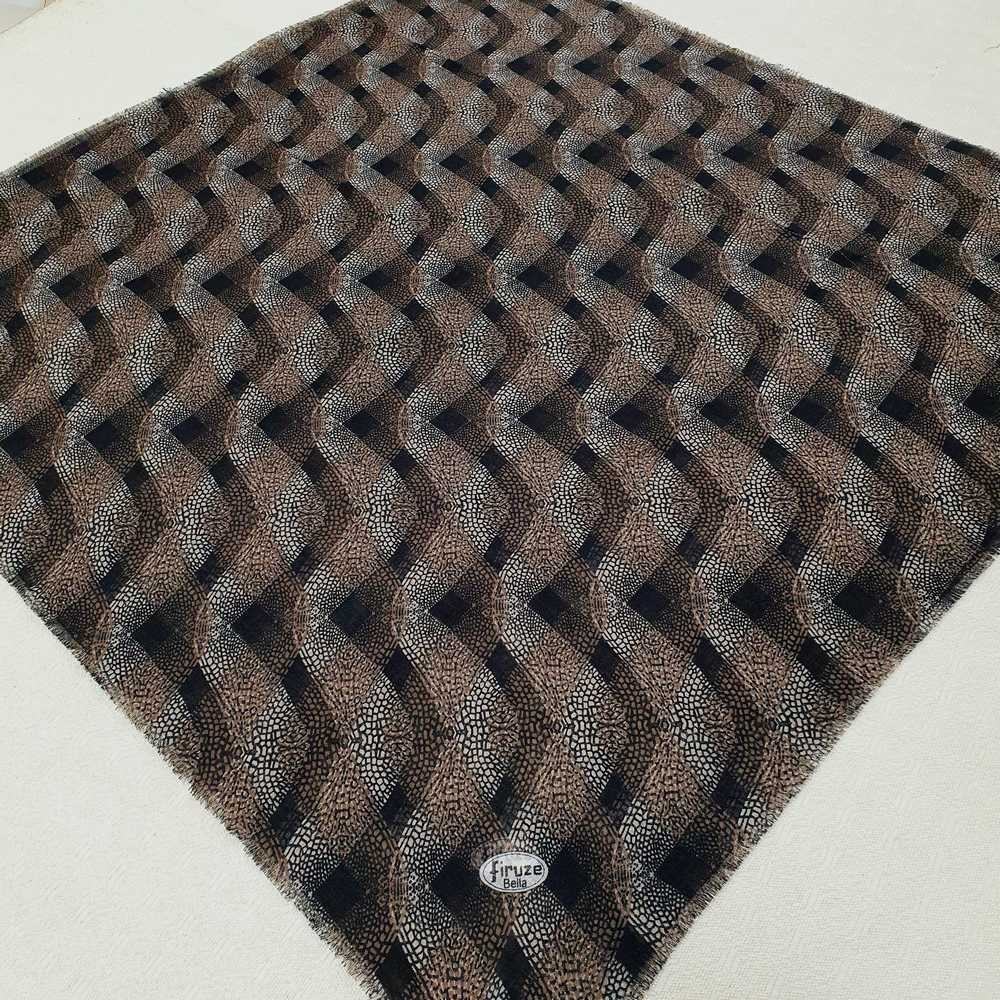 Firuze Flamlı Cotton Eşarp (frz07-14)