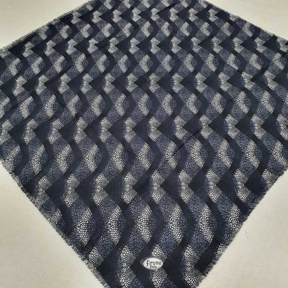 Firuze Flamlı Cotton Eşarp (frz07-15)