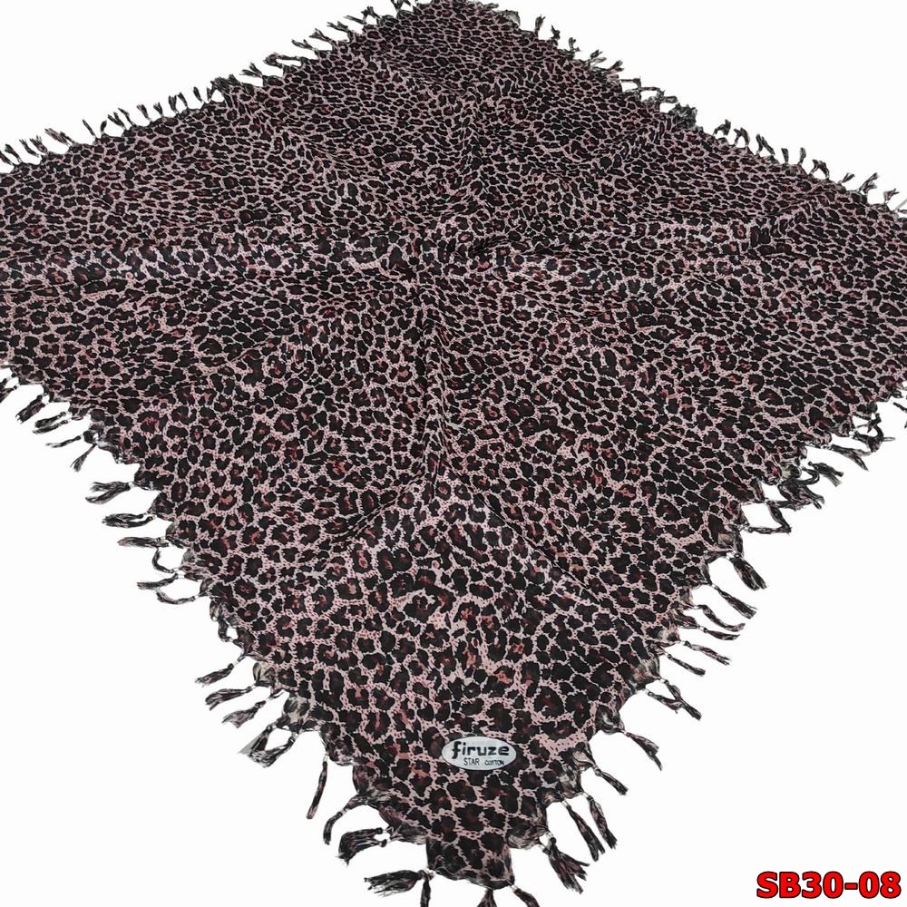 Firuze Sökme Boncuklu Cotton Eşarp(sb30-08)