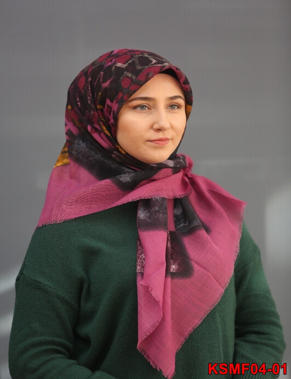 Kaşmir Flamlı Eşarp(04-01)