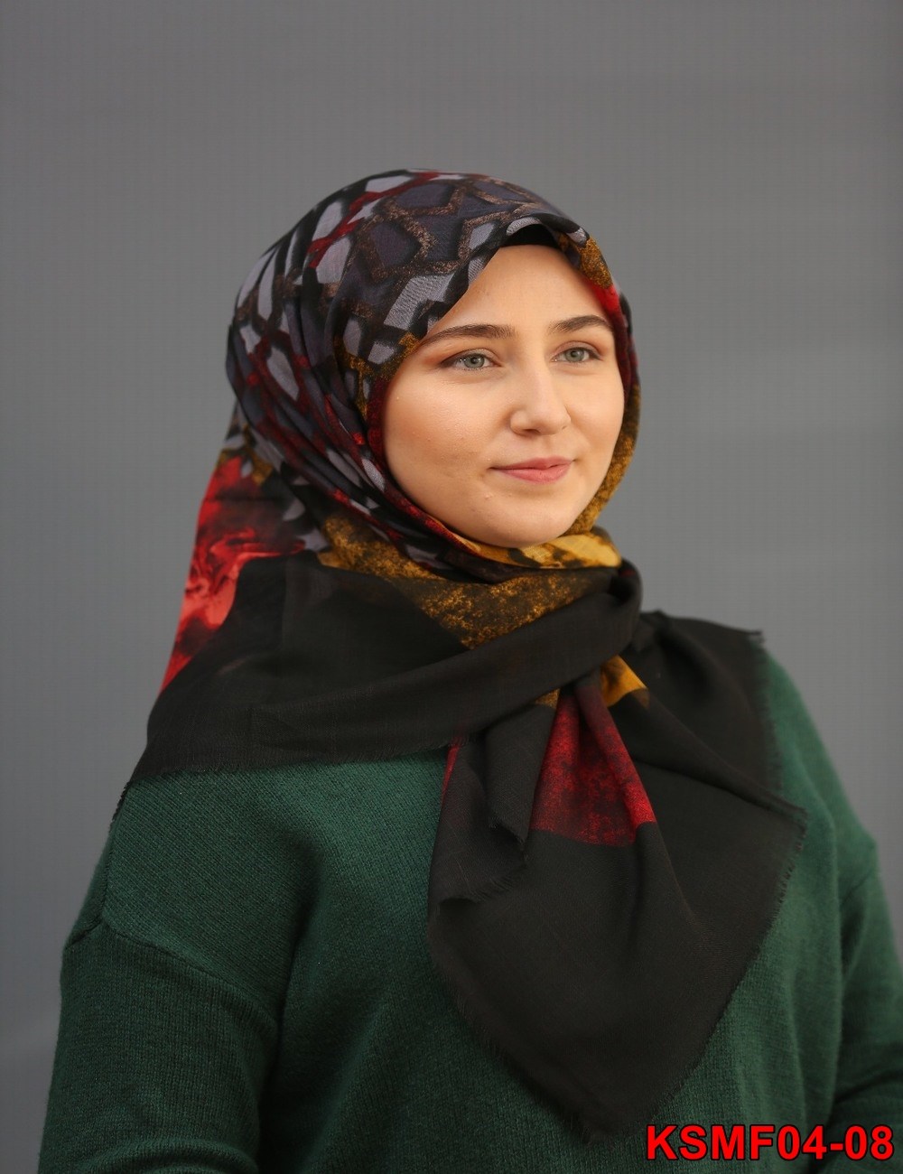 Kaşmir Flamlı Eşarp(04-08)