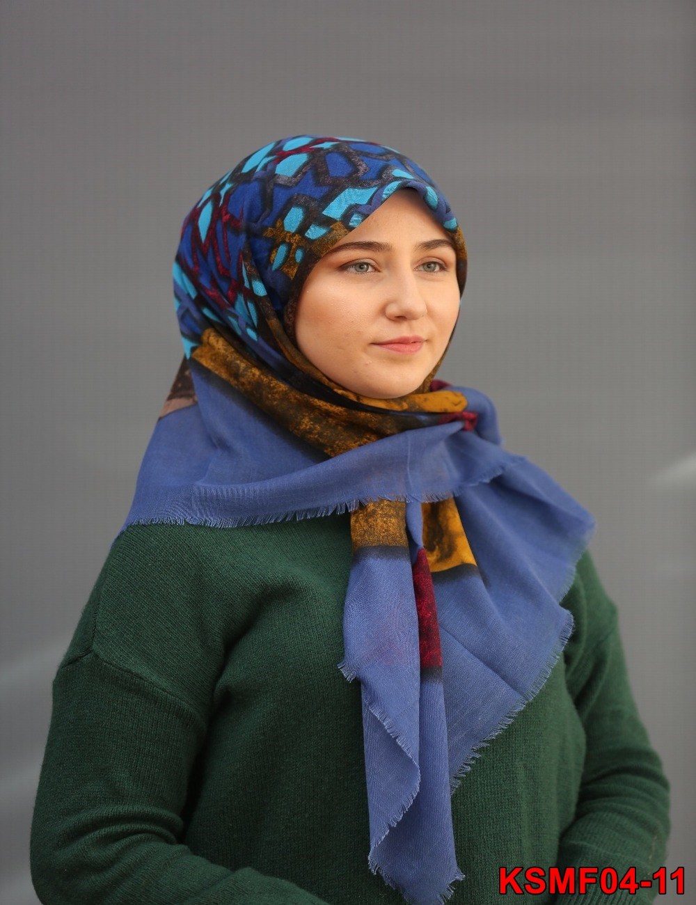 Kaşmir Flamlı Eşarp(04-11)