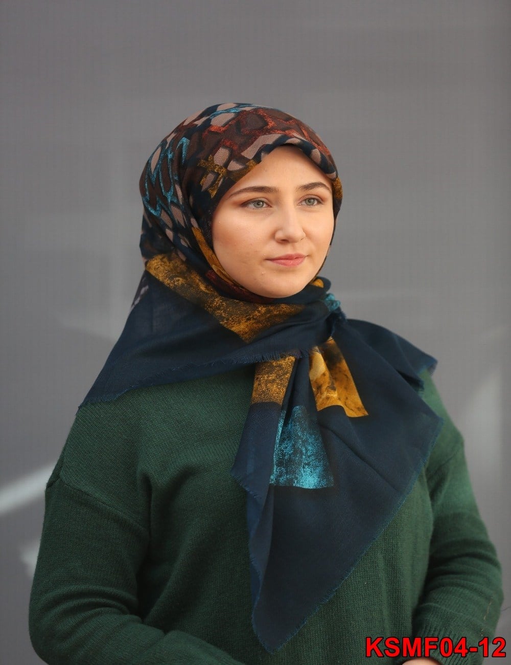 Kaşmir Flamlı Eşarp(04-12)
