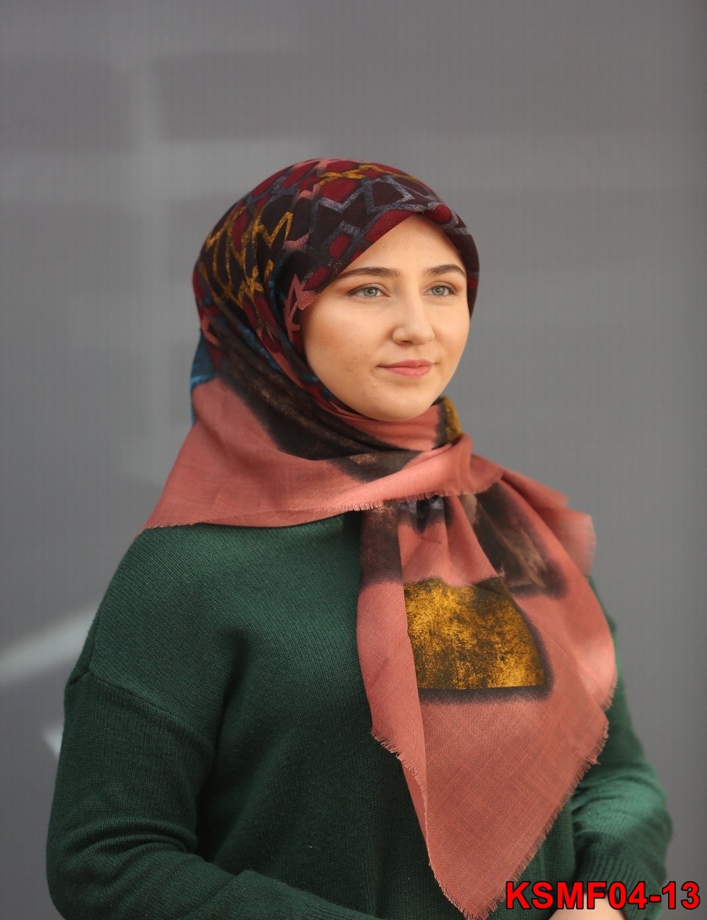 Kaşmir Flamlı Eşarp(04-13)