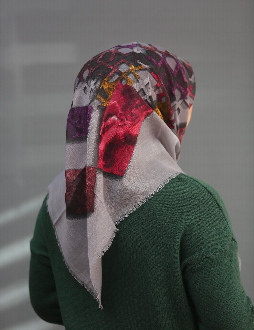 Kaşmir Flamlı Eşarp(04-18)