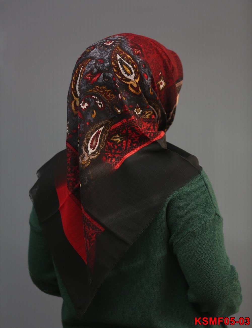 Kaşmir Flamlı Eşarp(05-03)
