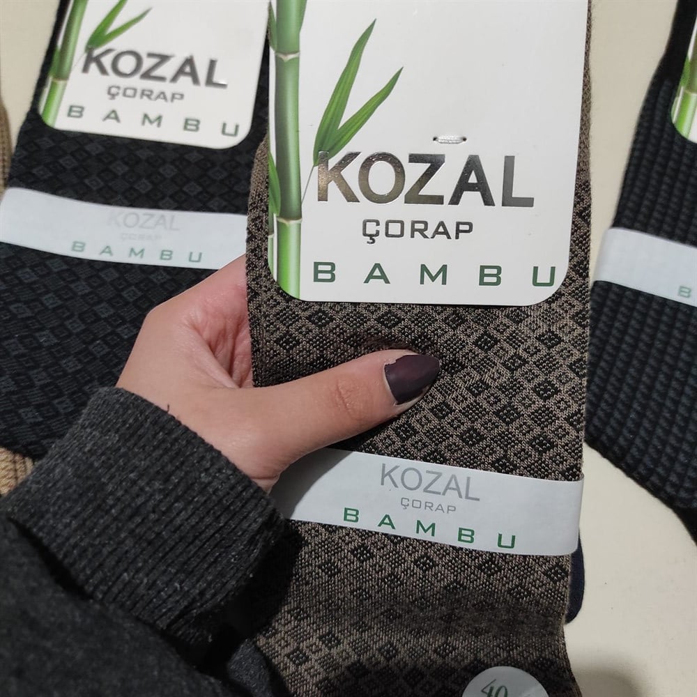 Kozal Erkek Bambu Çorap (KZL01-04)