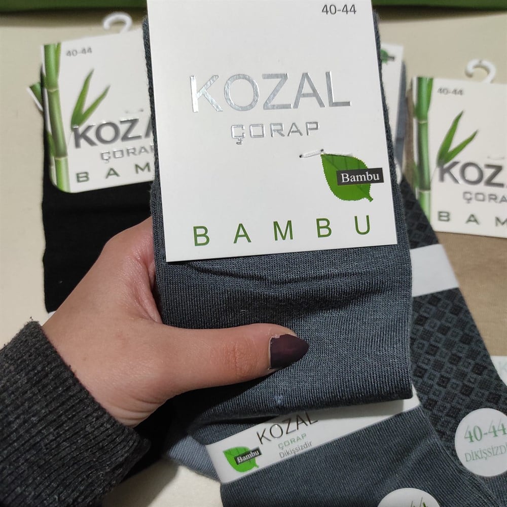 Kozal Erkek Bambu Çorap (KZL01-10)