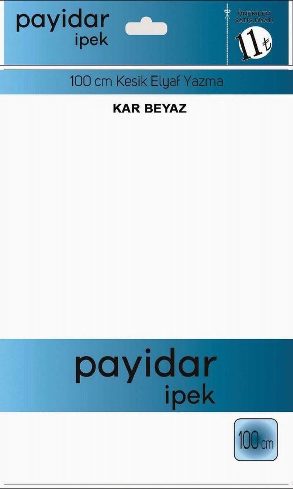 Payidar Düz Renk Poşetli Yazma(Karbeyazı)