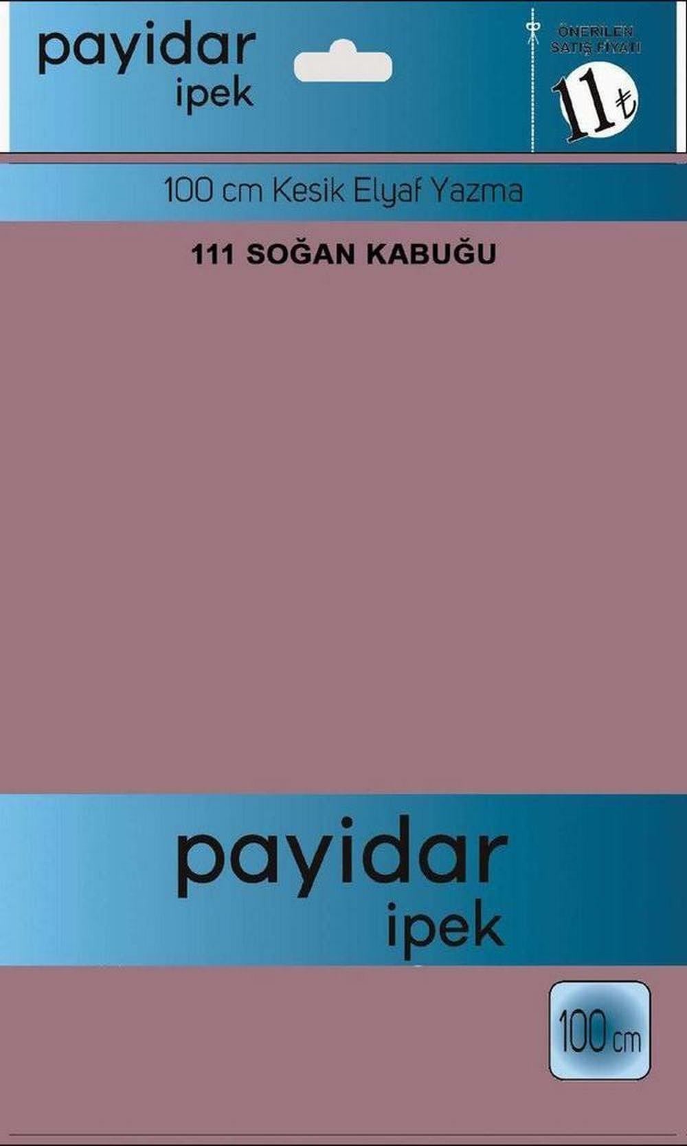 Payidar Düz Renk Poşetli Yazma(Soğan Kabuğu)111