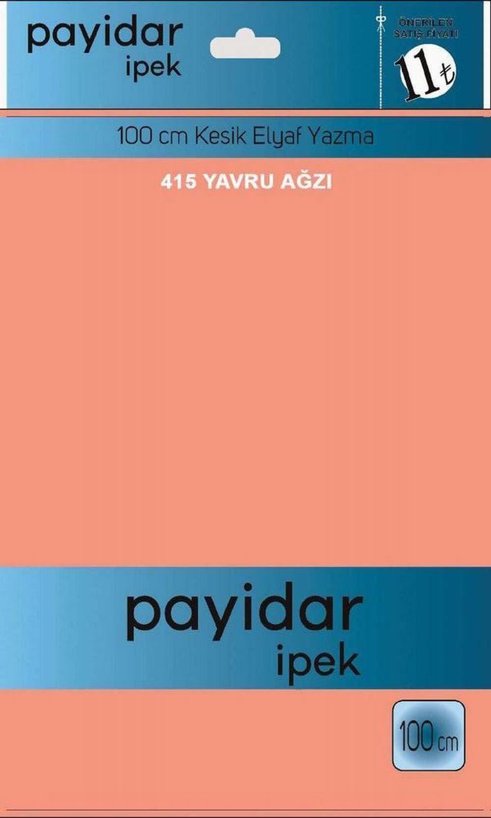 Payidar Düz Renk Poşetli Yazma(Yavru Ağzı)415