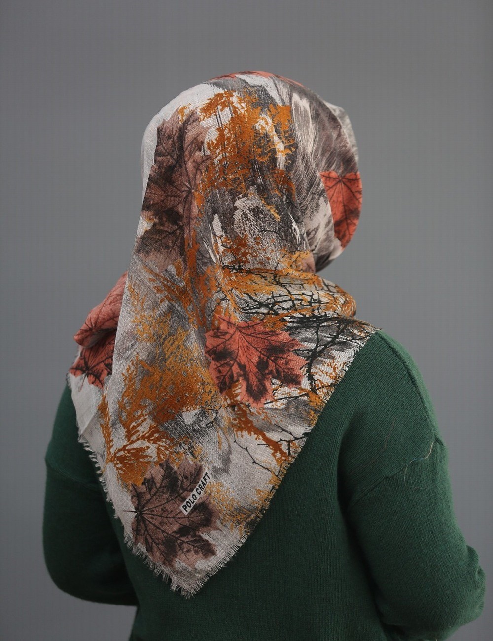 Polo Craft Flamlı Coton Eşarp(18-14)