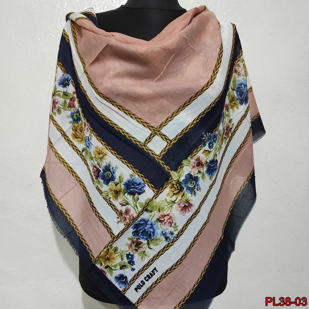 Polo Craft Flamlı Coton Eşarp(38-03)