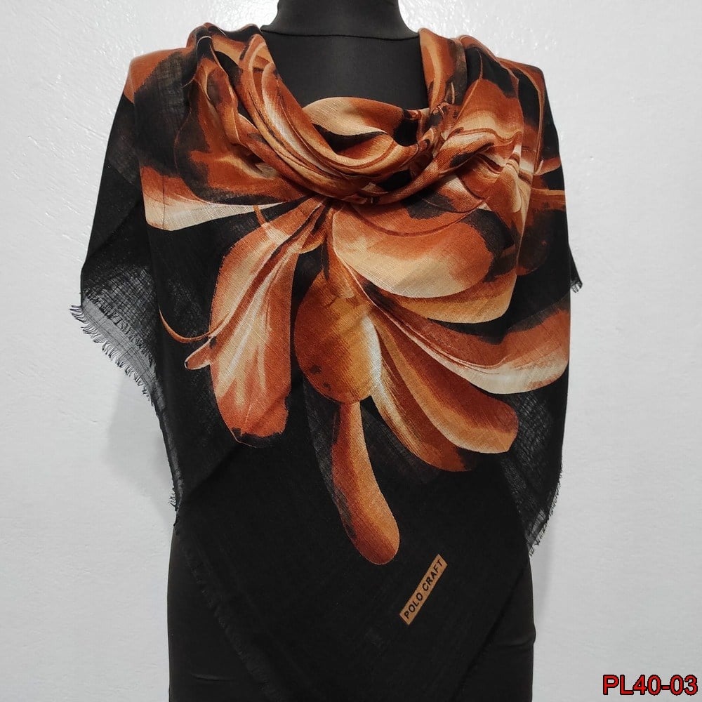 Polo Craft Flamlı Coton Eşarp(40-03)