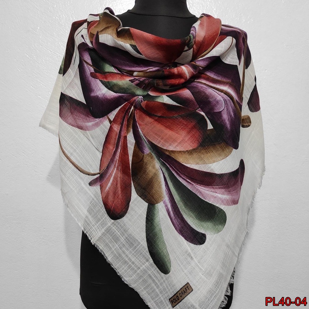 Polo Craft Flamlı Coton Eşarp(40-04)