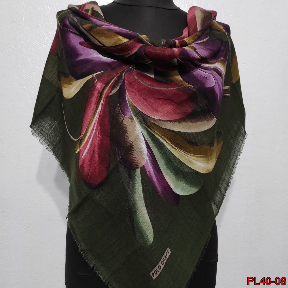 Polo Craft Flamlı Coton Eşarp(40-08)