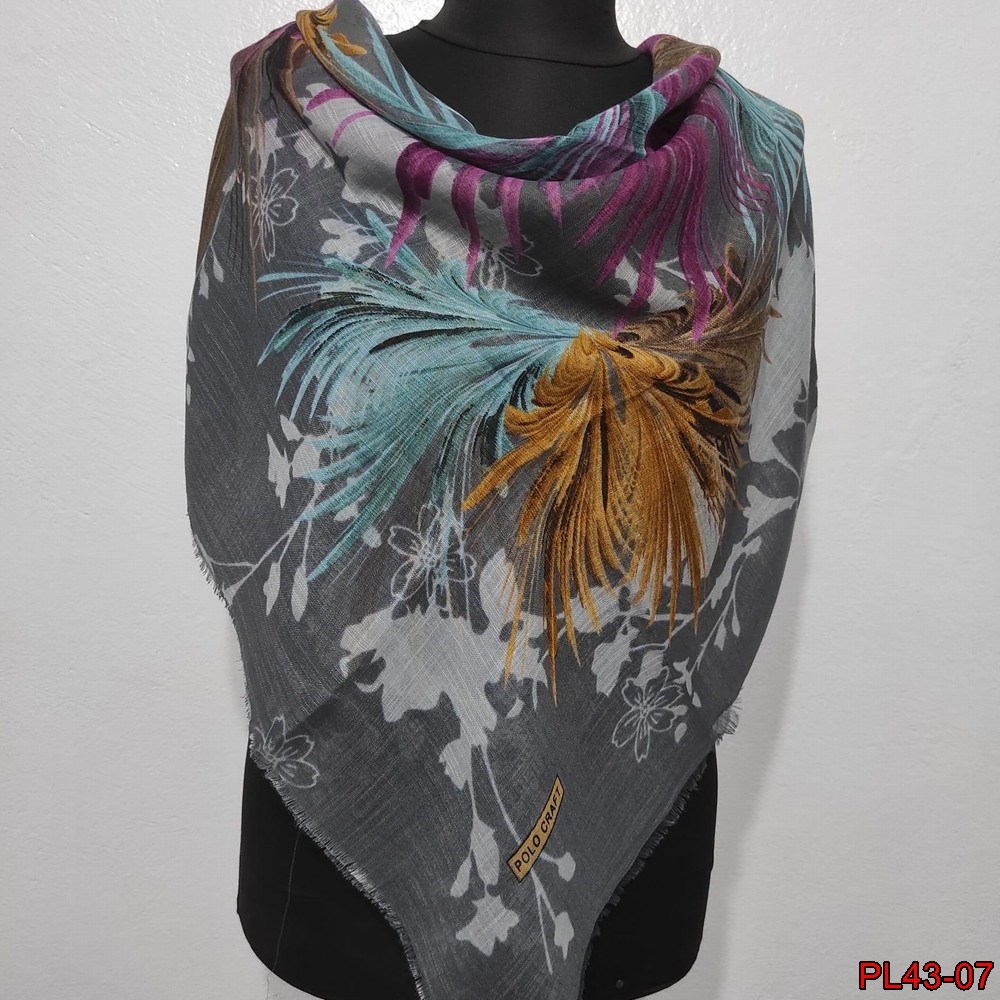 Polo Craft Flamlı Coton Eşarp(43-07)